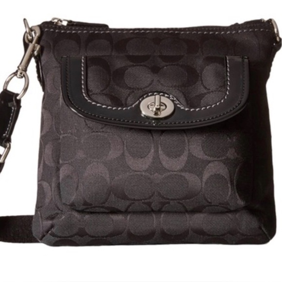 Coach Handbags - Coach swing back signature c crossbody